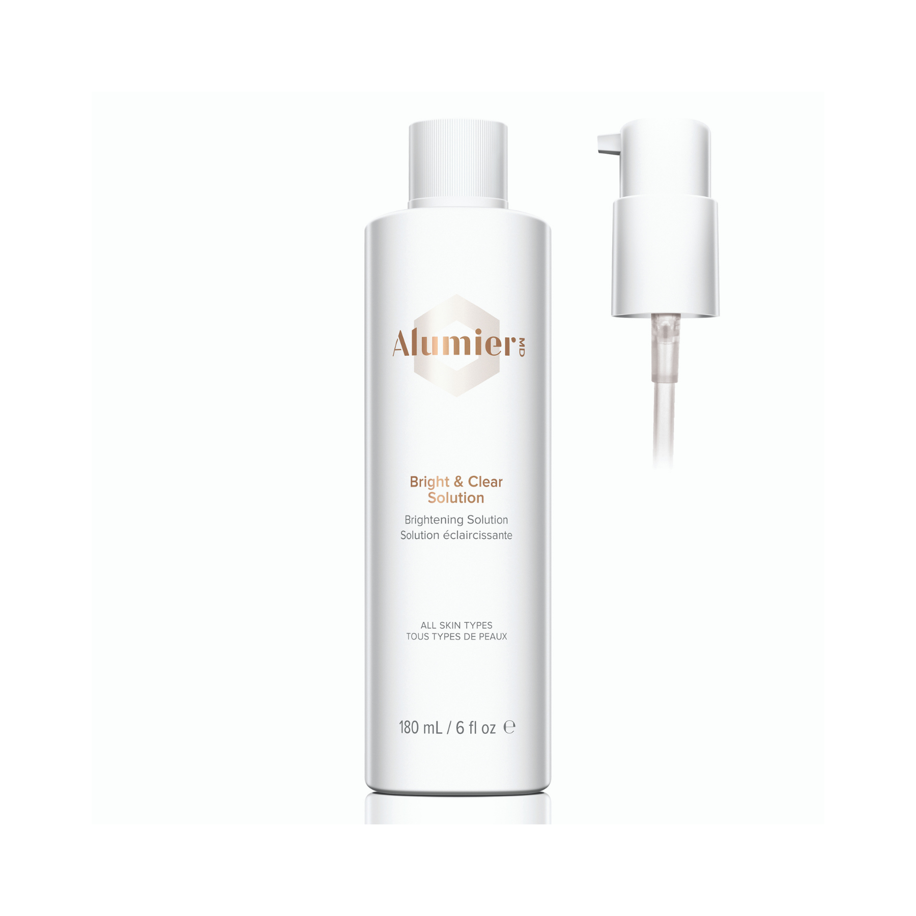 AlumierMD Bright and Clear Brightening Solution with Pump 180ml
